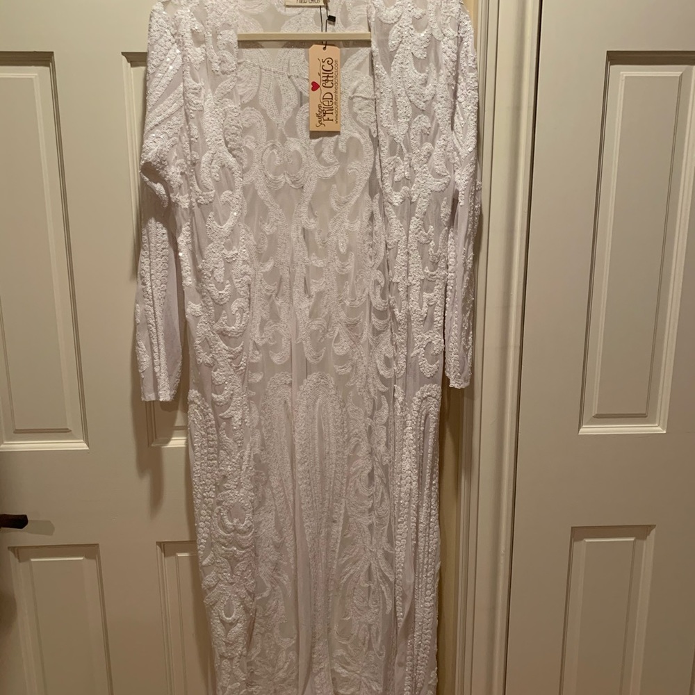 Southern Fried Chics Ladies Sequin Duster